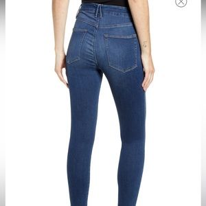 Good Waist High Waist Step Hem Skinny Jeans size 26